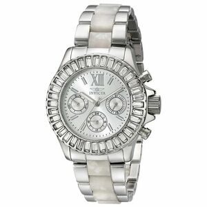 Invicta Women's Silver and White Watch